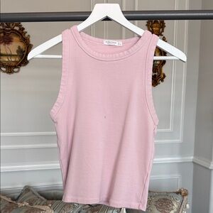 Stradivarius Light Pink Tank Top size L